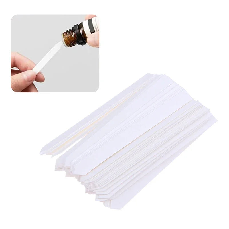 100pcs Perfume Test Strips Premium Test Bottle Tape For Testing Fragrances And Essential Oils Fragrance Aromatherapy Paper Peaceful Pleasures Health and Wellness