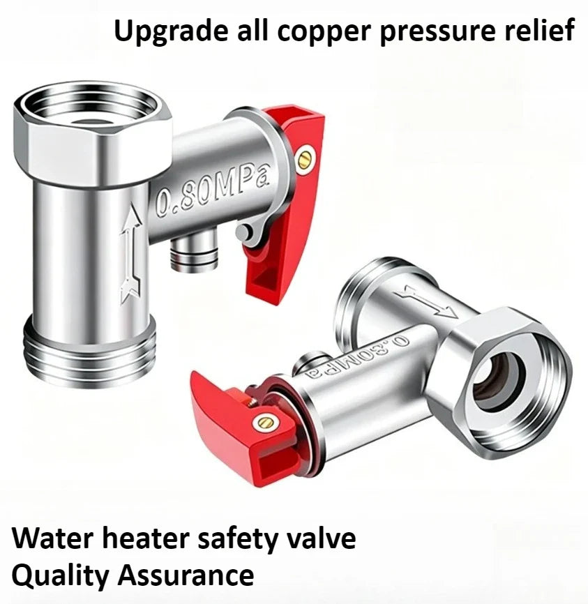 Brass Adjustable Pressure Relief Safety Valve | Water Systems