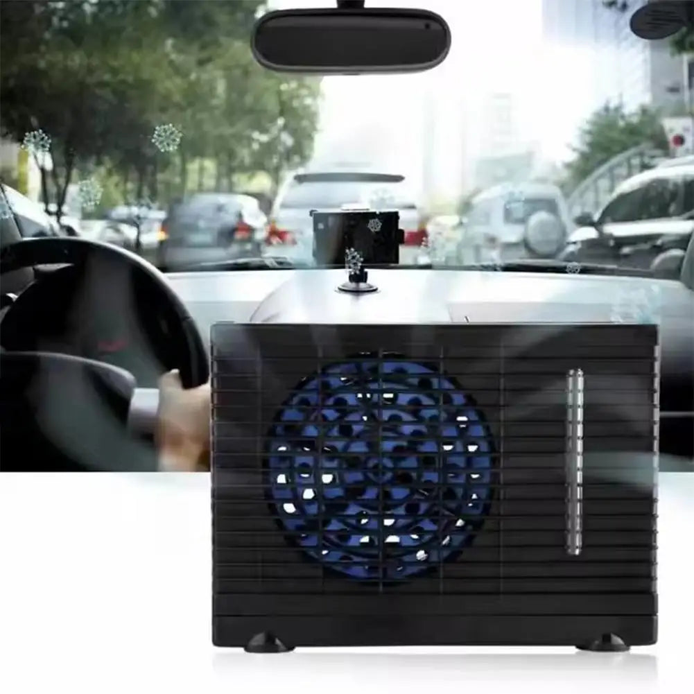 Portable Car Cooler Fan Adjustable Car Air Conditioner Cooler Cooling Fan For Car Home Conditioning Peaceful Pleasures Health and Wellness