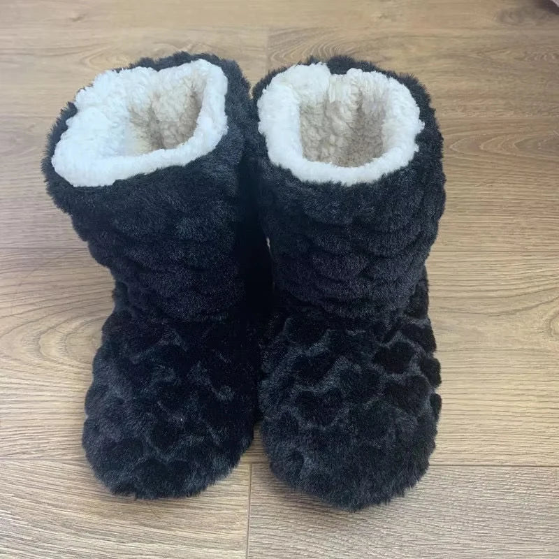 Women's Winter Indoor Slippers | Non-Slip Velvet House Shoes