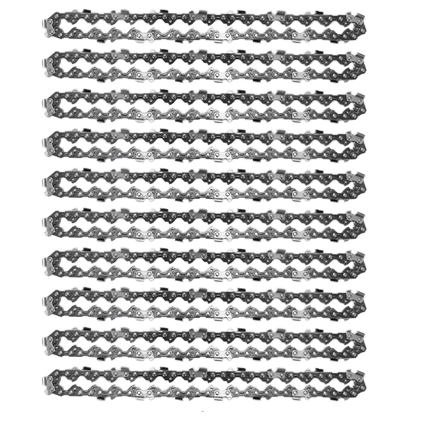 6 Inch/4inch/8inch Mini Steel Chainsaw Chain Electric Electric Saw Accessory Replacement Electric Chain Saw Chain Peaceful Pleasures Health and Wellness 6inch 10pcs