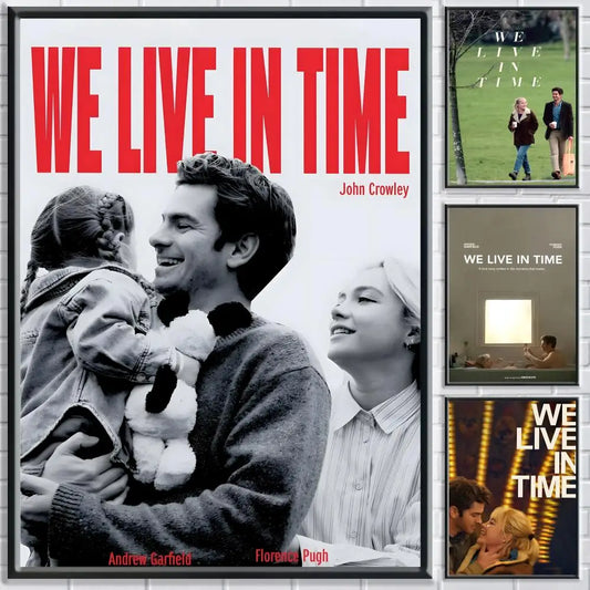 We Live in Time Movie Poster – HD Self-Adhesive Wall Art Movie Wall Poster Peaceful Pleasures Health and Wellness