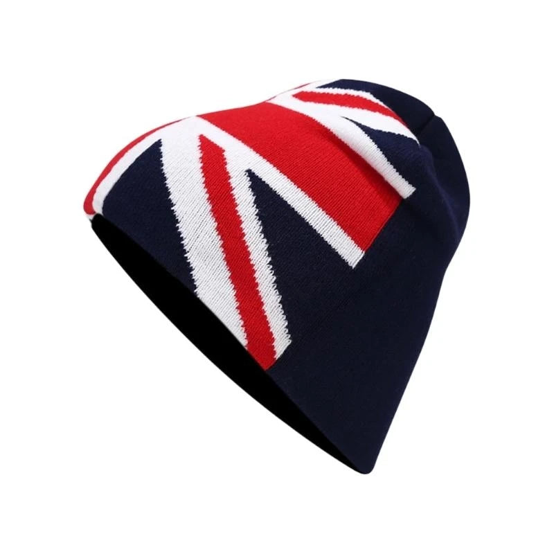 Unisex Knit Patterned Beanie | Winter Skullcap Streetwear Hat