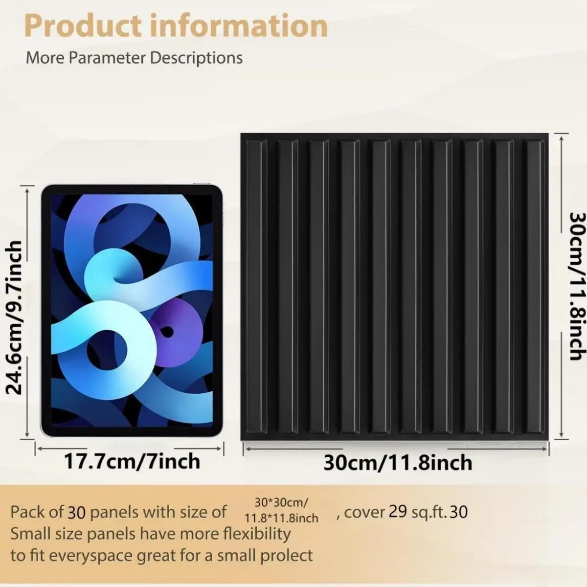 20/30pcs 3D pvc wall panels for indoor wall decoration, for living room hall bedroom hotel office,including tape Peaceful Pleasures Health and Wellness