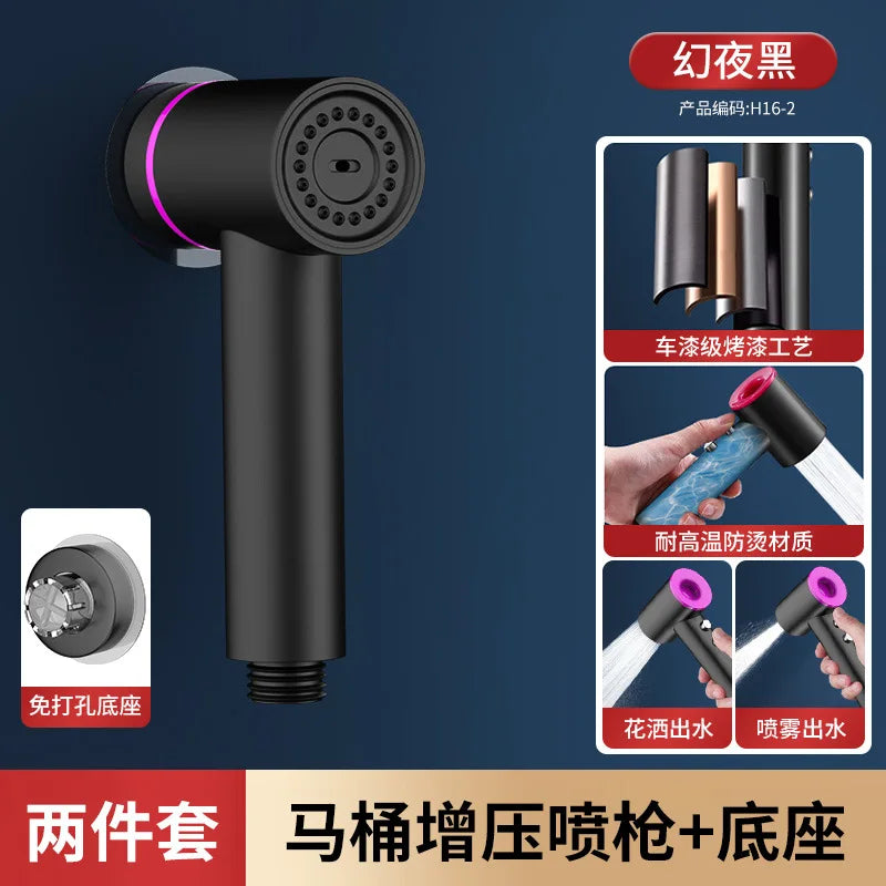 Wall-Mounted Bidet Sprayer | Double Outlet Angle Valve