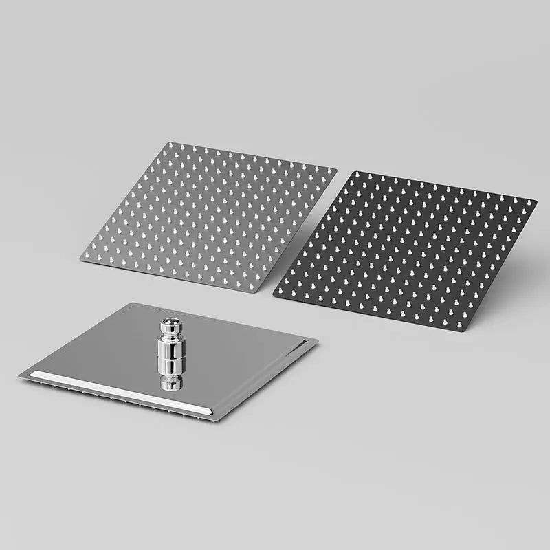 10-Inch Square Rainfall Shower Head | Ultra Thin Stainless Steel