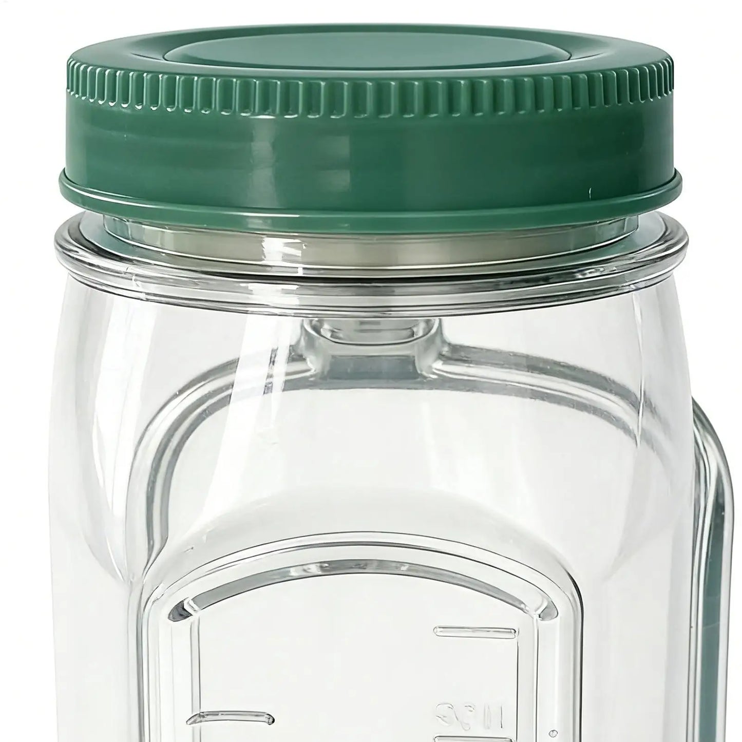 Salad Jar Leakproof Portable Side Open Food Storage Lunch Container for Outdoor Office Picnic Travel Home Peaceful Pleasures Health and Wellness