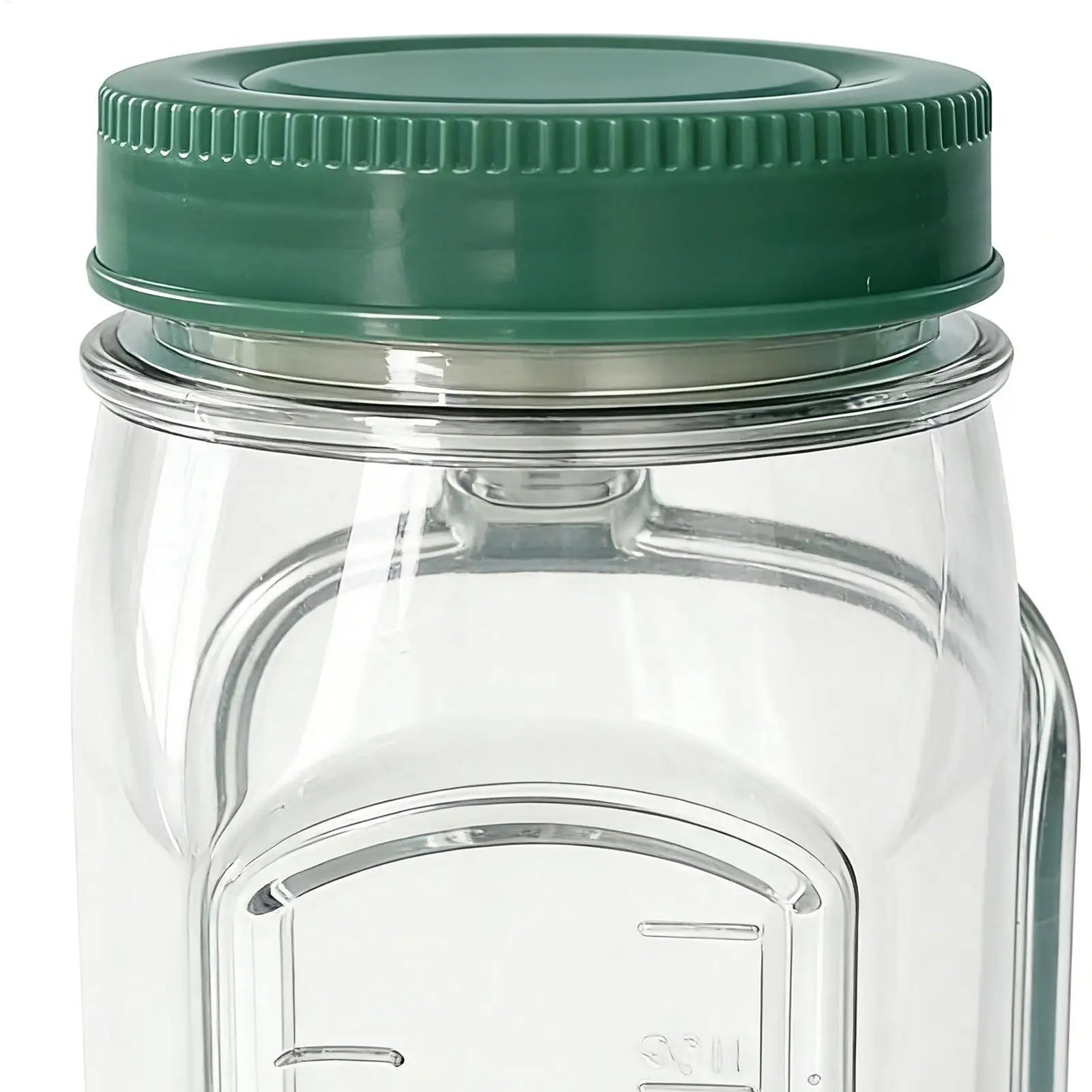 Salad Jar Leakproof Portable Side Open Food Storage Lunch Container for Outdoor Office Picnic Travel Home Peaceful Pleasures Health and Wellness