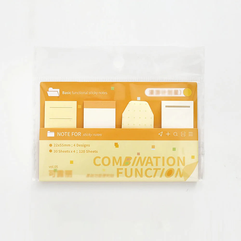 120 Sheets Combination Sticky Notes Roaming Plan Star Schedule