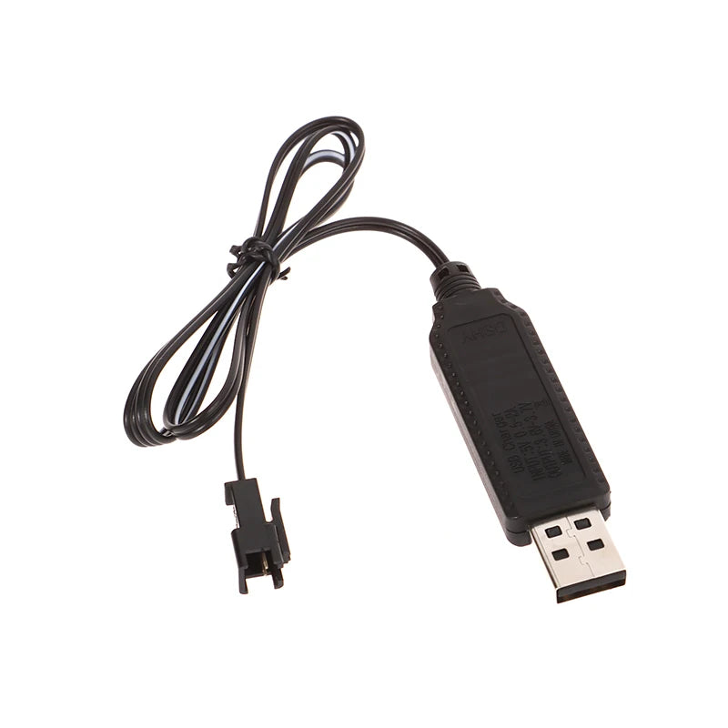 Length 65cm USB Charger Cable For 3.7V Lithium Battery Charger SM-2P Forward RC Car Aircraft Parts RC Quadcopter Toy Aircraft Peaceful Pleasures Health and Wellness