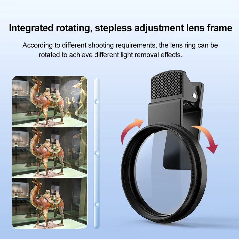 Mobile Phone Polarizer Camera Lens For Cellphone 67mm CPL Polarizer 52mm Scenery Anti-laser Polarizer Dimming Filter Accessories Peaceful Pleasures Health and Wellness