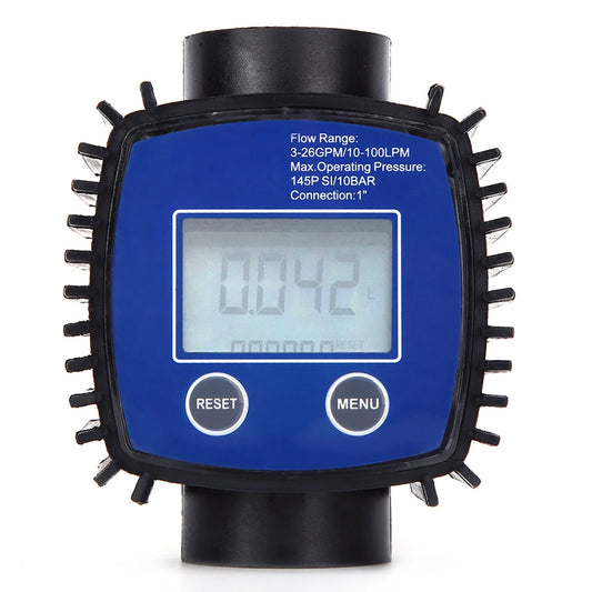 Flow Meter Digital Display Accuracy Water Flowmeter Internal Thread Peaceful Pleasures Health and Wellness Default Title