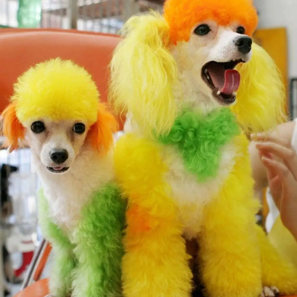 80g Pet Dog Cat Animals Hair Coloring Dyestuffs Dyeing Pigment Agent Supplies Peaceful Pleasures Health and Wellness