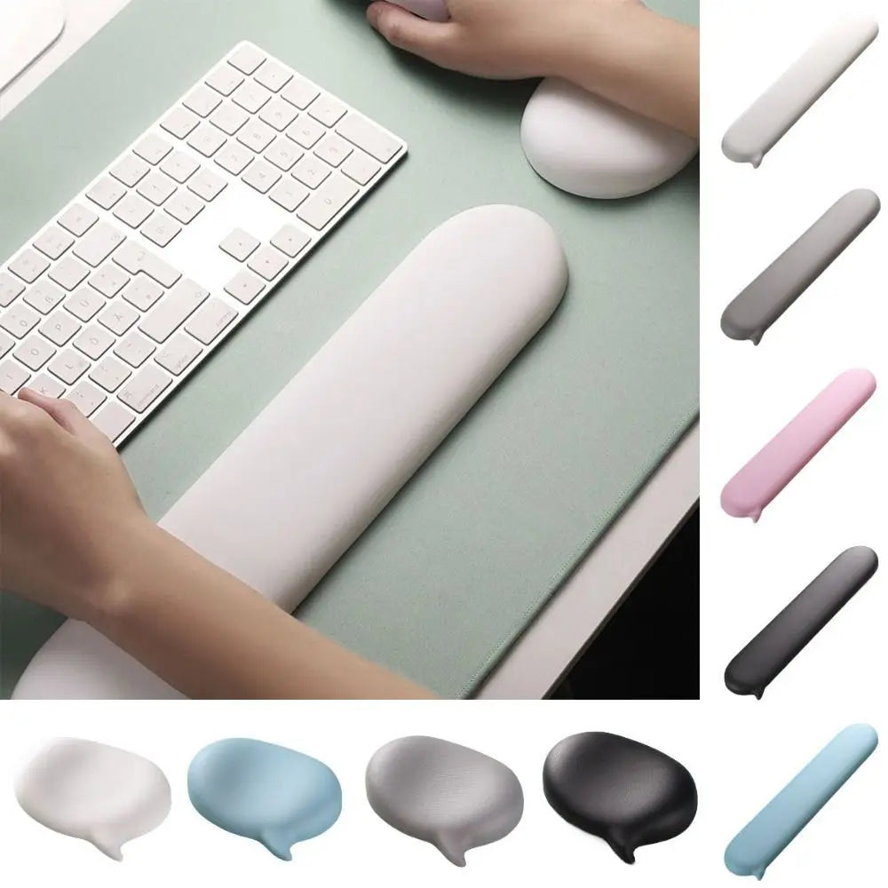 Silicone Wrist Support Mouse Pad & Keyboard Pad | Non-Slip