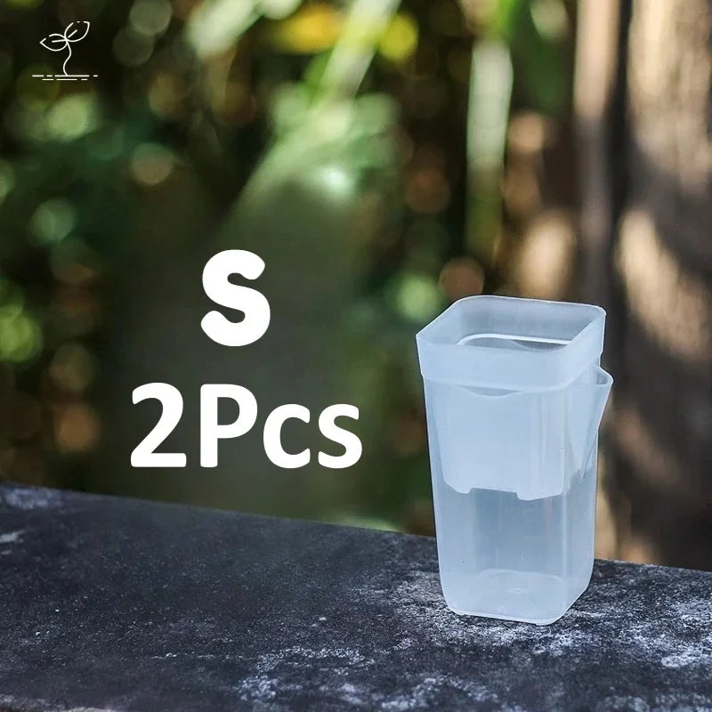 Self Watering Pots for Indoor Plants – Clear Plastic Planters