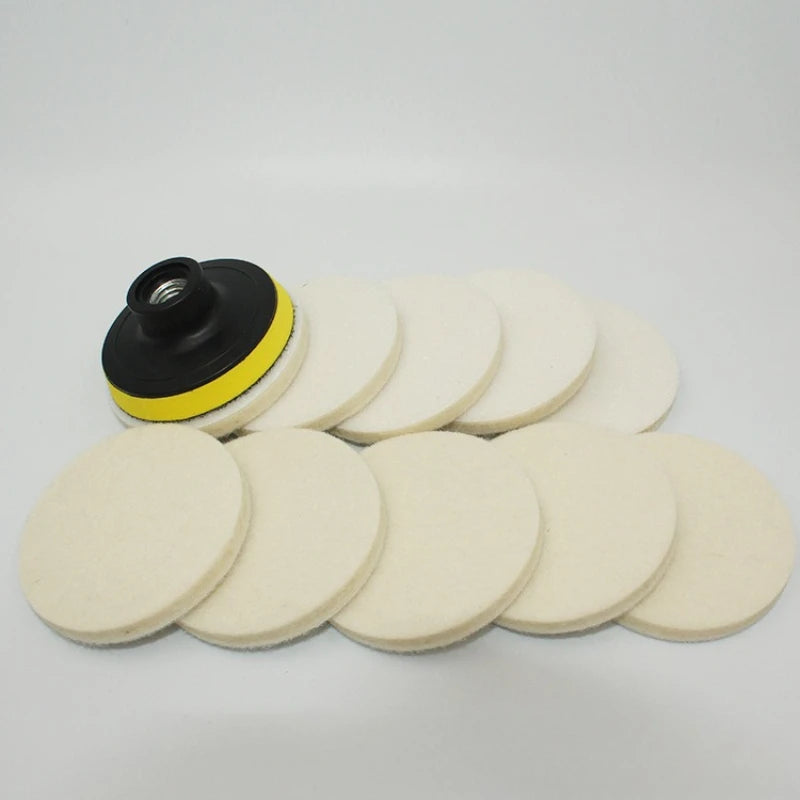 The Polishing Pad Made of Wool Felt Is Suitable for Glass and Stainless Steel Polishing Restoration and Grinding Pads Peaceful Pleasures Health and Wellness