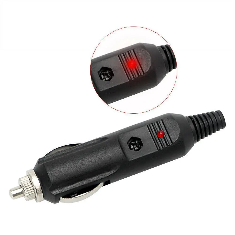 12V 24V 10A Car Cigarette Lighter Car Accessory Male Cigarette Lighter Socket Plug metal and Converter plastic F9Q8 Peaceful Pleasures Health and Wellness