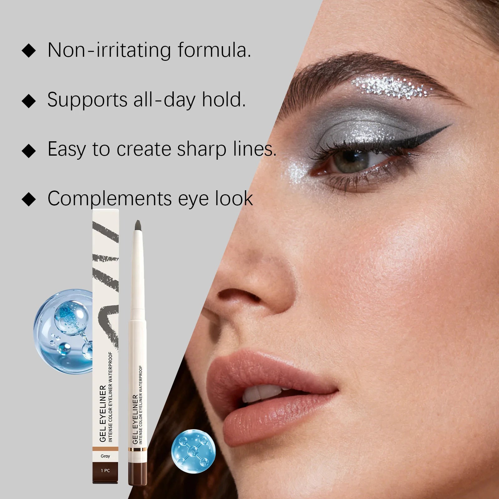 Matte Eyeliner Pencil Lasting Waterproof Matte Texure Smooth Easy Draw Shaping Liner Contour Quick Dry Portable Eye Makeup Pen Peaceful Pleasures Health and Wellness
