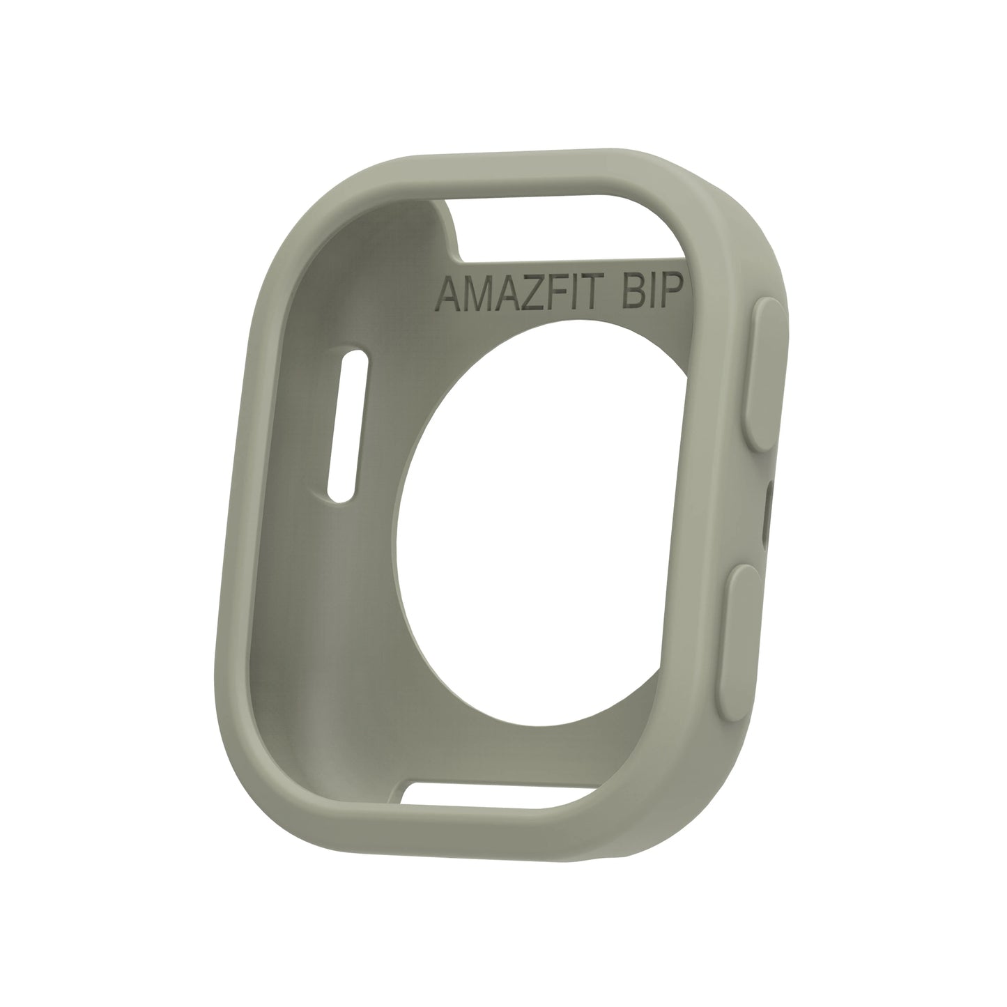 Silicone Protective Case for Amazfit Bip 6 Smartwatch Peaceful Pleasures Health and Wellness light green