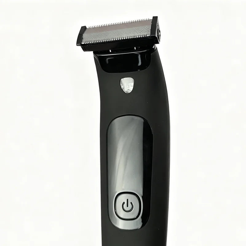 Portable LED electric shaving kit for men - waterproof ceramic single-edge hair trimmer - handheld groin beauty set Peaceful Pleasures Health and Wellness