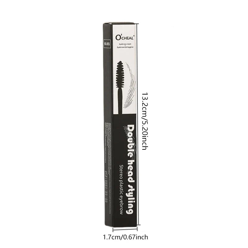 Dual-Head Waterproof Eyebrow Dye – Natural 3D Brow Cream