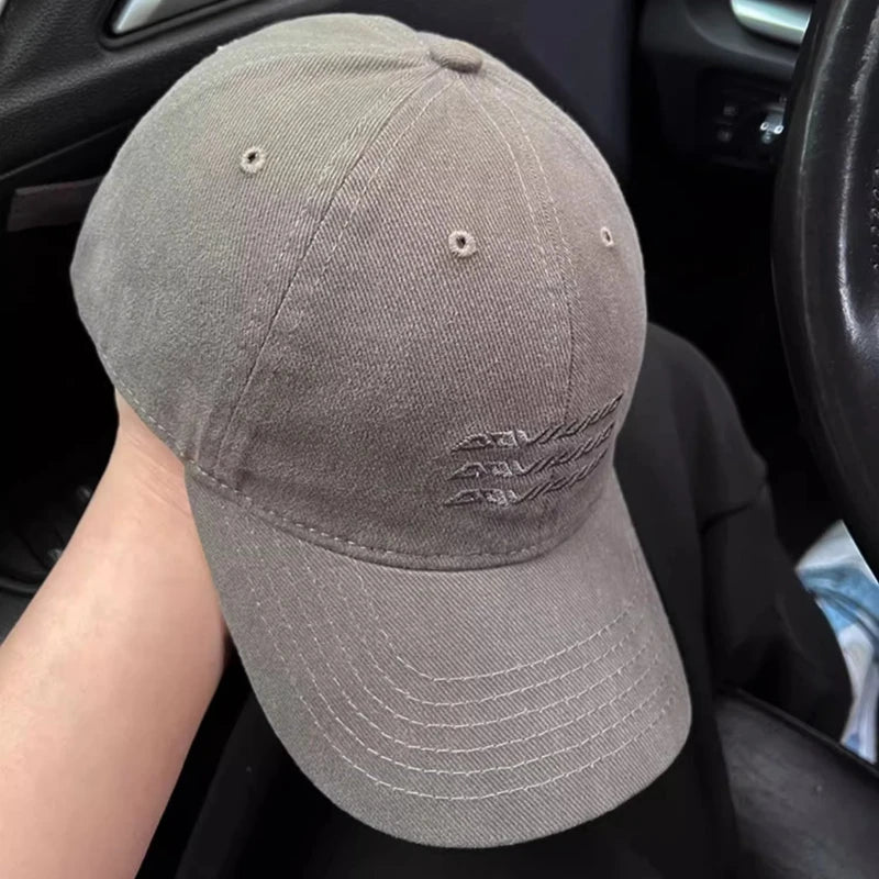 Vintage Washed Baseball Cap | Sun Protection Large Head Size