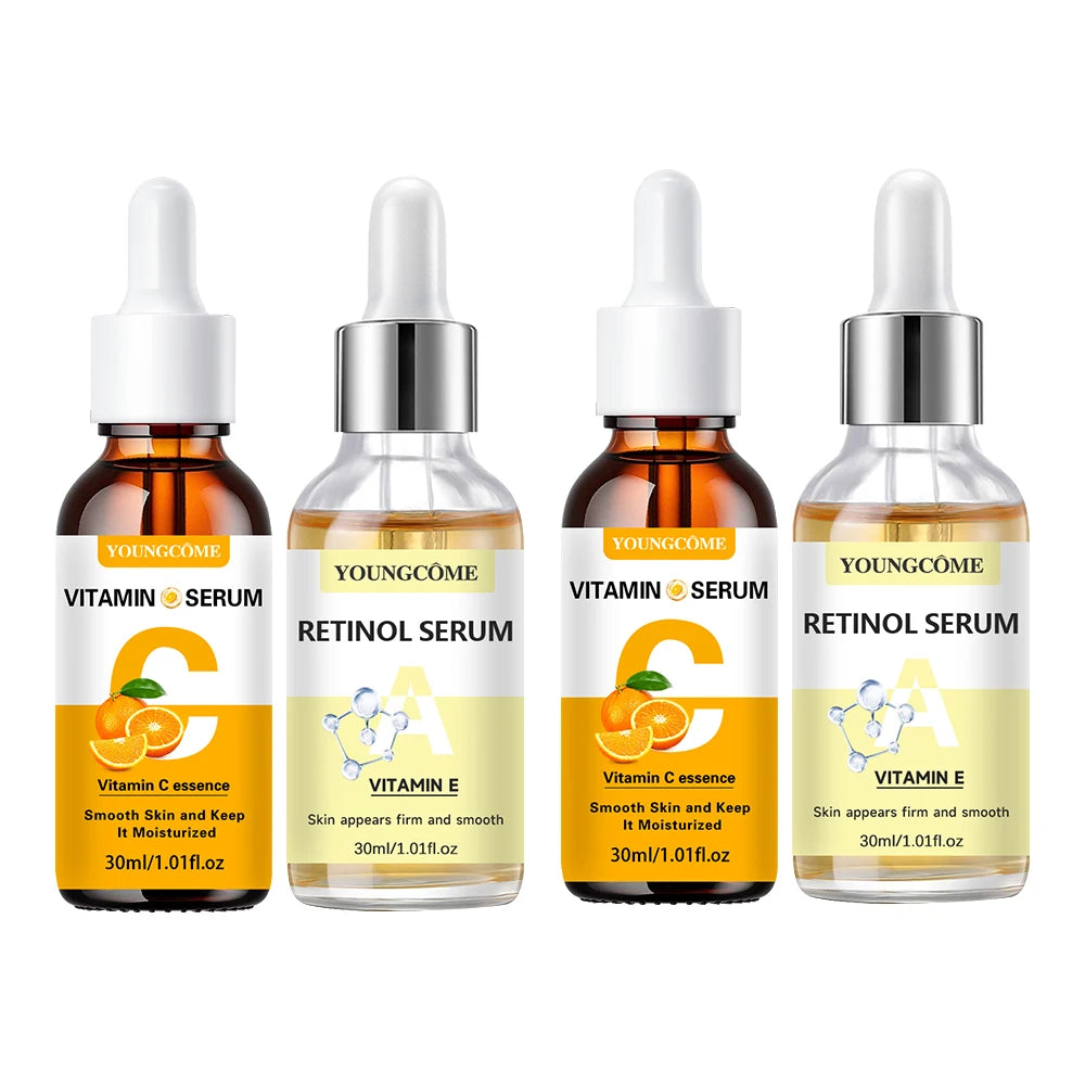 YOUNGCOME Vitamin C Serum with Retinol for Face - Brightening Hydrating Anti Aging Serum, Collagen Boost, Smooth & Firm Skin Peaceful Pleasures Health and Wellness 50and 50ml