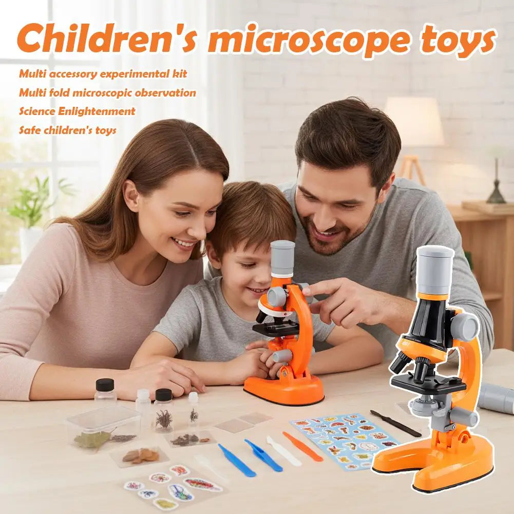 Children's Microscope Toys Science Education Portable Biology
