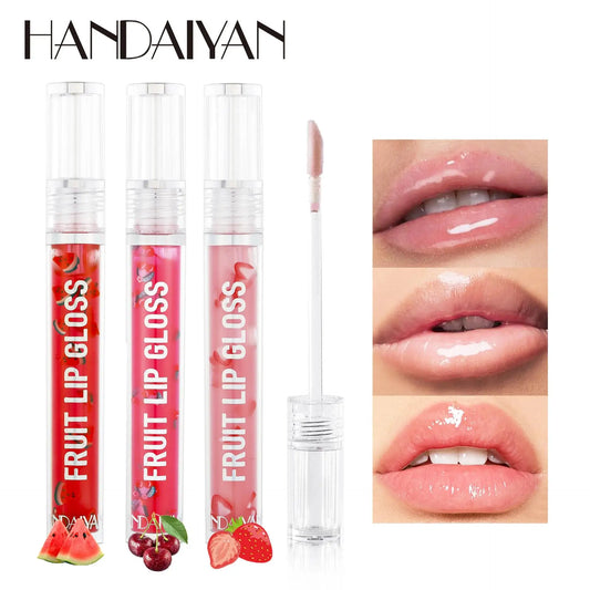 Handaiyan Fruity Lip Oil – Glossy Mirror Hydrating Lip Gloss Lip Oil Gloss Oasis Select