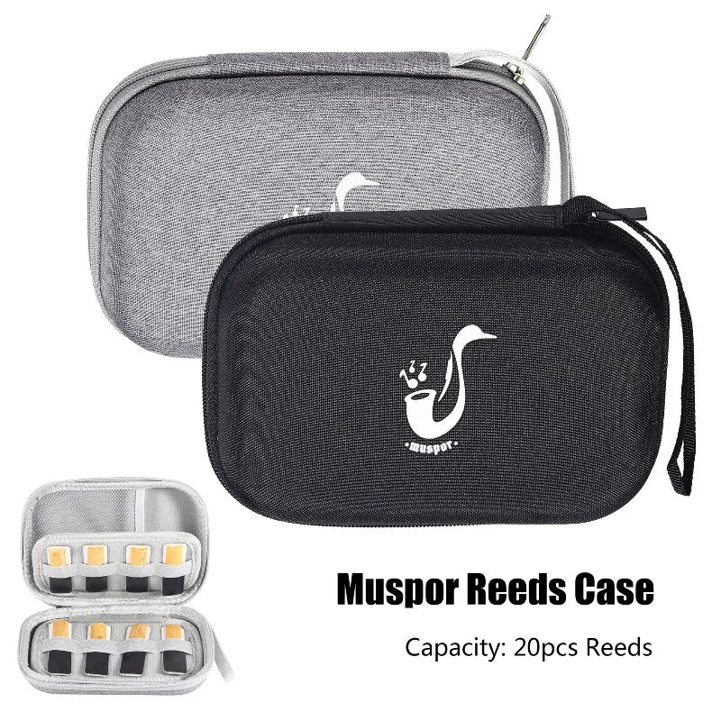 Muspor Reed Storage Box Waterproof Bag Saxophone Clarinet Capacity 20