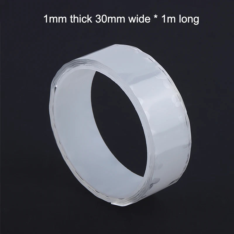 Kitchen Bathroom Nano Tape Super Strong Double Sided Tape Extra Strong Adhesive Non-slip Tape Waterproof Transparent Tape Peaceful Pleasures Health and Wellness A5