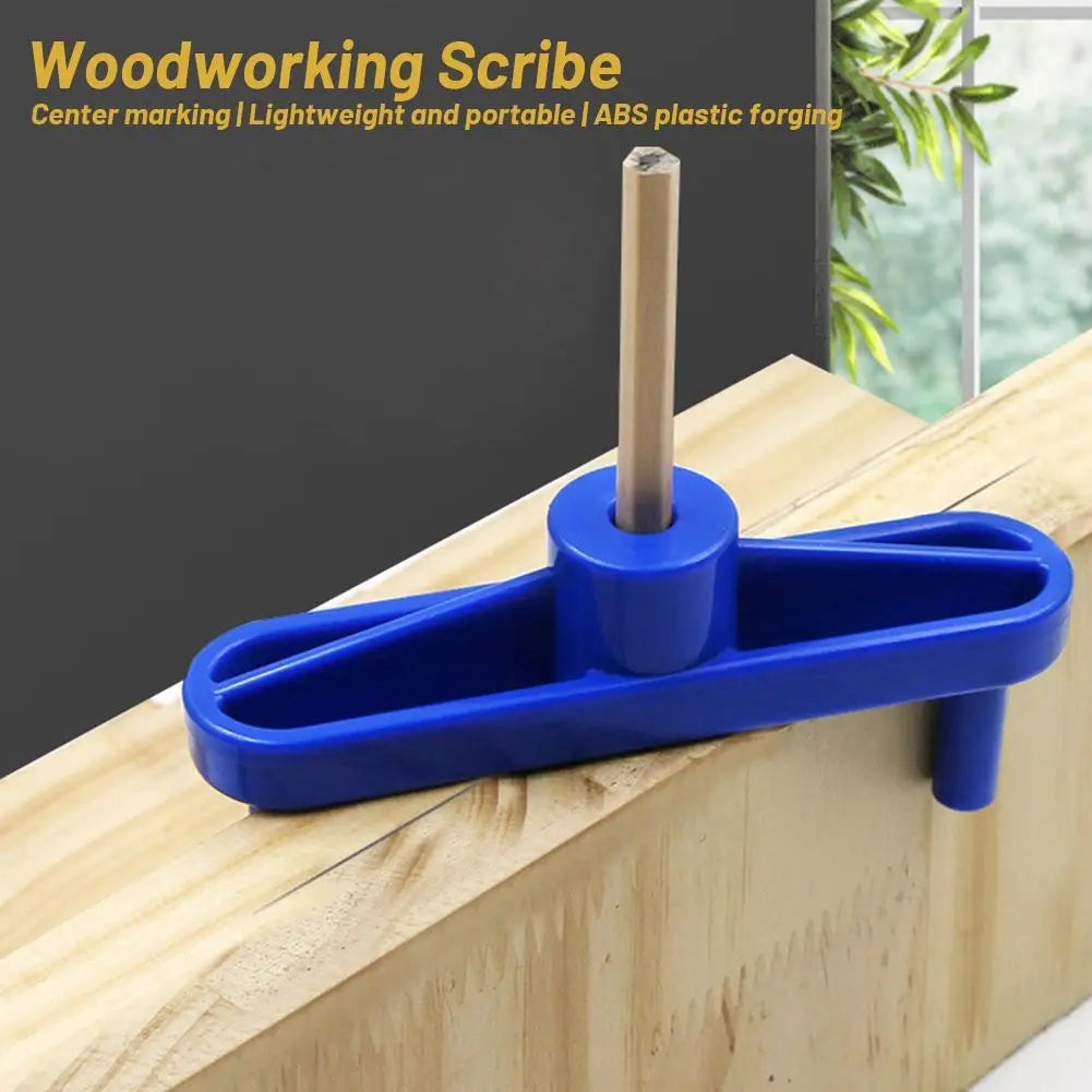 Woodworking Center Locator Scribe Tool Wood Panel Center line Gauge Finder DIY Woodworking Auxiliary Marking Tool Gauge Finder Peaceful Pleasures Health and Wellness