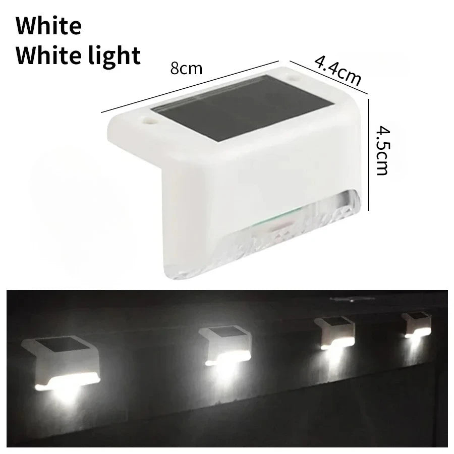 Solar LED Stair & Fence Lights | IP65 Waterproof Garden Lights