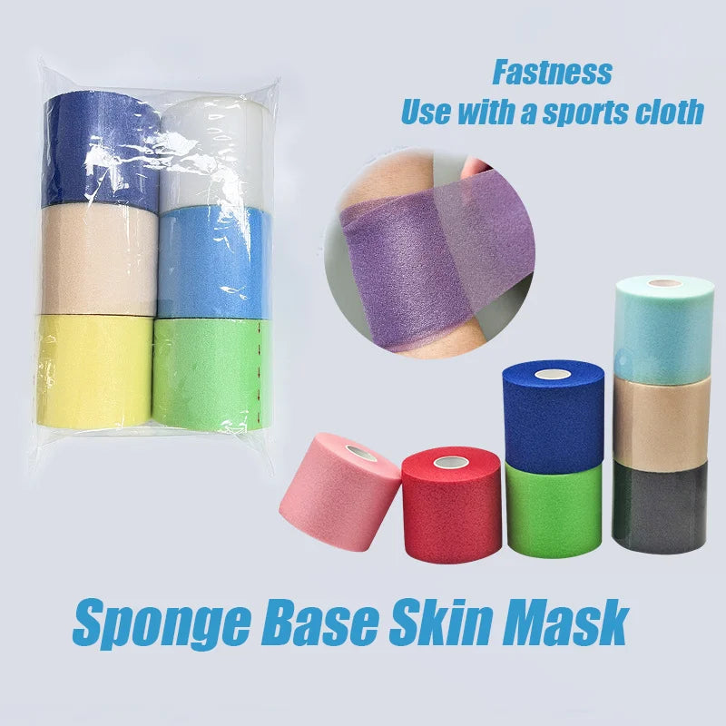 Sponge Bandage - 20m * 6cm Suitable For Sports Use,Wrapped Around Wrists,Headers,Ankles,Knees Sports Bandage Peaceful Pleasures Health and Wellness