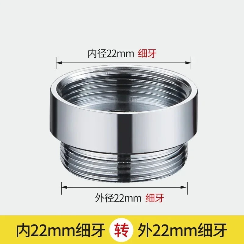 Brass Faucet Thread Coupler 1/2" to M16–M28 | Kitchen & Bath