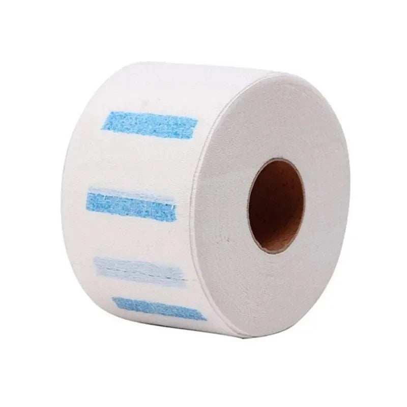2026 Disposable Barber Neck Paper Professional White Collar Tapes Soft Neck Cover Tissue Practical Hairdressing Salon Tools Peaceful Pleasures Health and Wellness 122-White