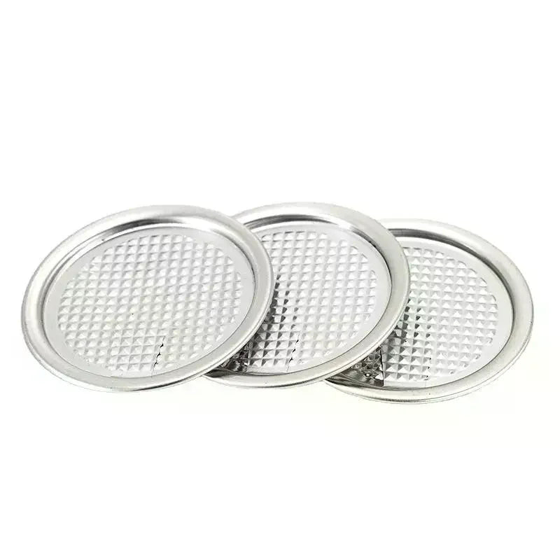 50pcs Aluminum Pull Ring Can Lids – Easy Open Soda Drink Covers