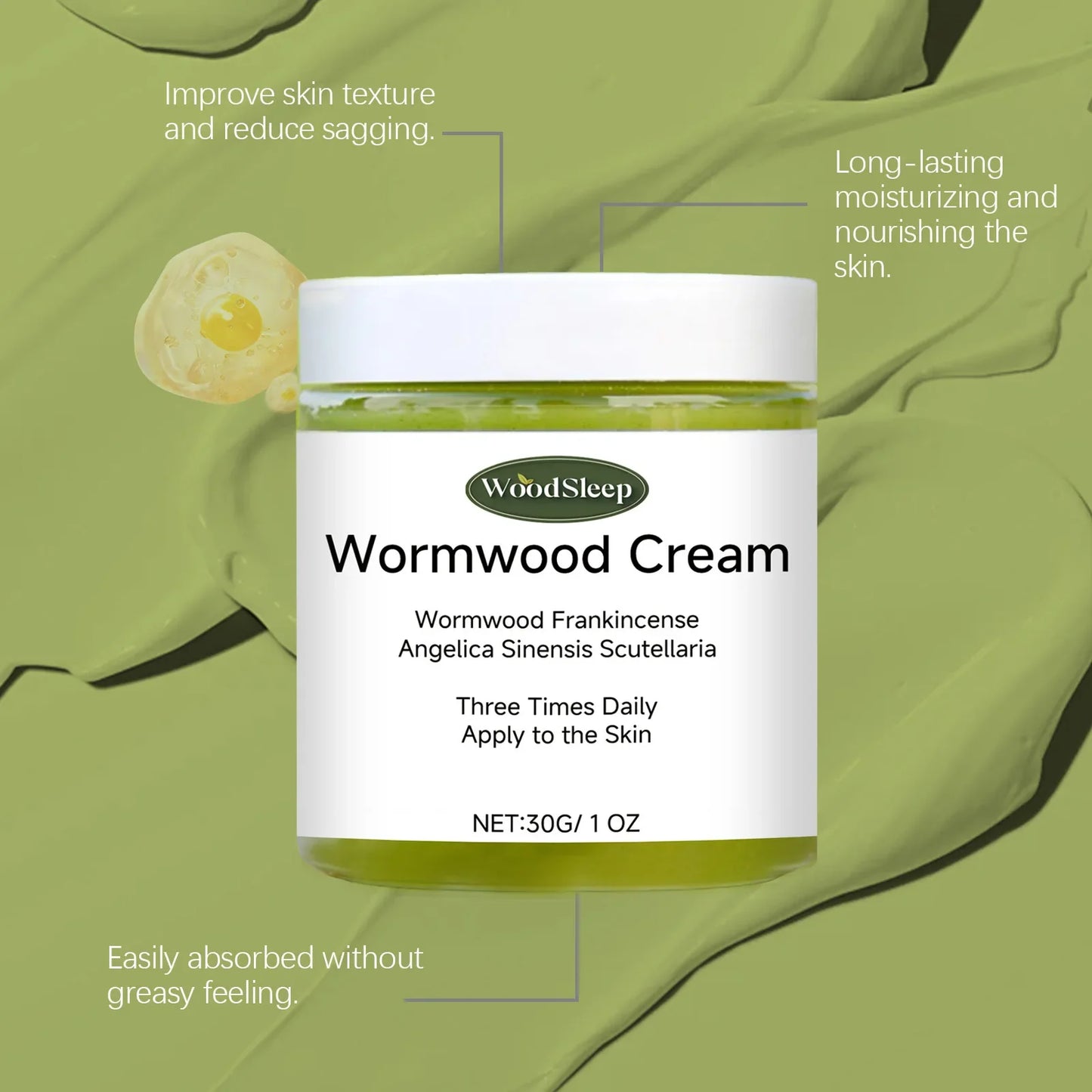 WOODSLEEP Body Firming Cream – Tightening & Moisturizing Lotion