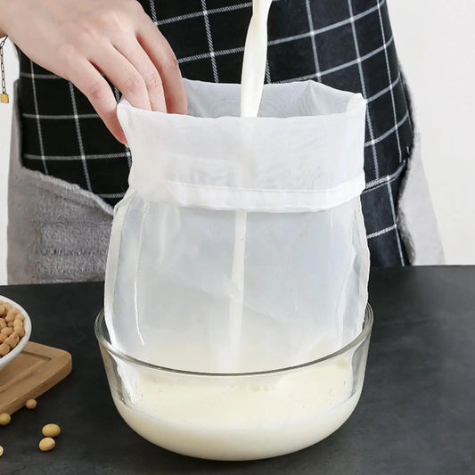 200 Mesh Strainer Bag – Nut Milk, Tea & Cold Brew Filter Mesh Strainer Bag Oasis Select