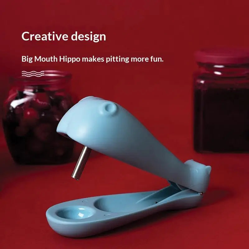 Whale Cherry Pitter – Stainless Steel Corer, Easy Grip Handle