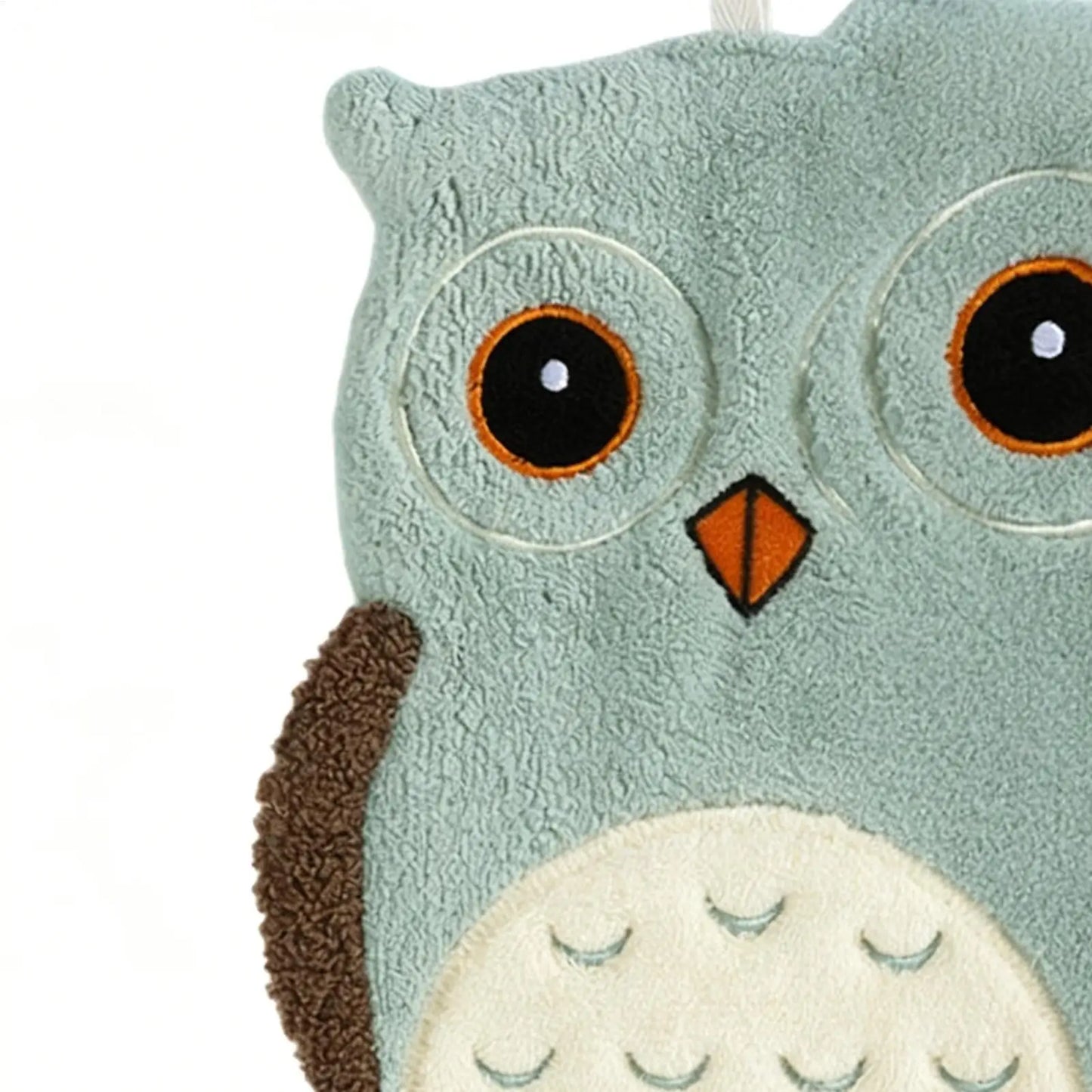 Cute Owl Hanging Hand Towel – Soft Kids Kitchen Bathroom