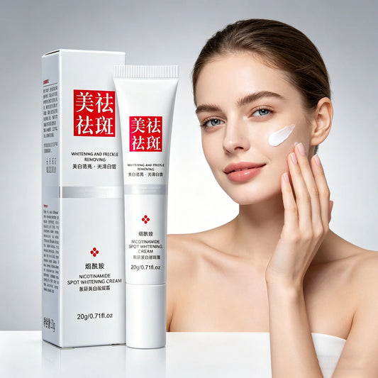 Fades Freckle Dark Spots Face Cream Niacinamide Whitening Cream Vitamin E Improve Dullness Fast Brighten Nourish Skin Care Peaceful Pleasures Health and Wellness Default Title