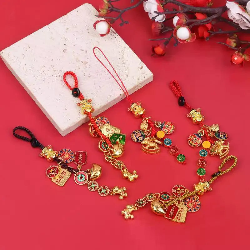 2026 Year of the Horse Chinese New Year Wall Hanging Ornament Holiday Ornament Peaceful Pleasures Health and Wellness