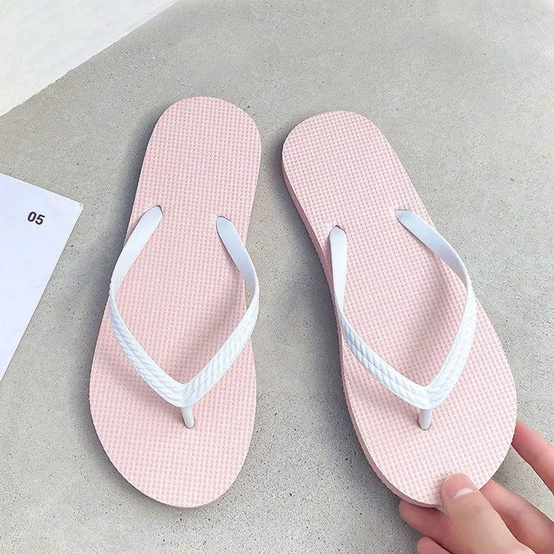 Women's Non-Slip Flip Flops – Thick Sole Beach Slippers