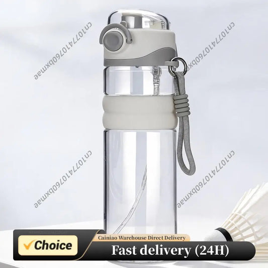Kids Water Bottle 750ML Spray Sports Water Bottle with Straw Portable Water Bottles for Outdoor Travel Office Walking Peaceful Pleasures Health and Wellness