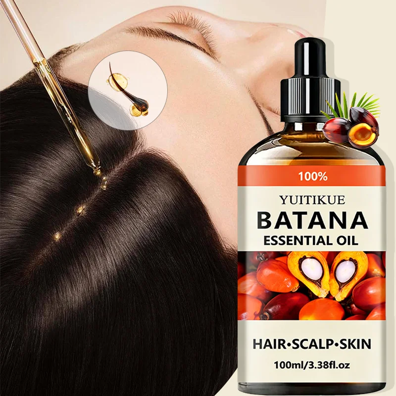 Yuitikue 100% Pure Batana Essential Oil, 100ml Natural Multi-Use Oil for Hair Growth, Scalp Care & Skin Moisturizing Peaceful Pleasures Health and Wellness