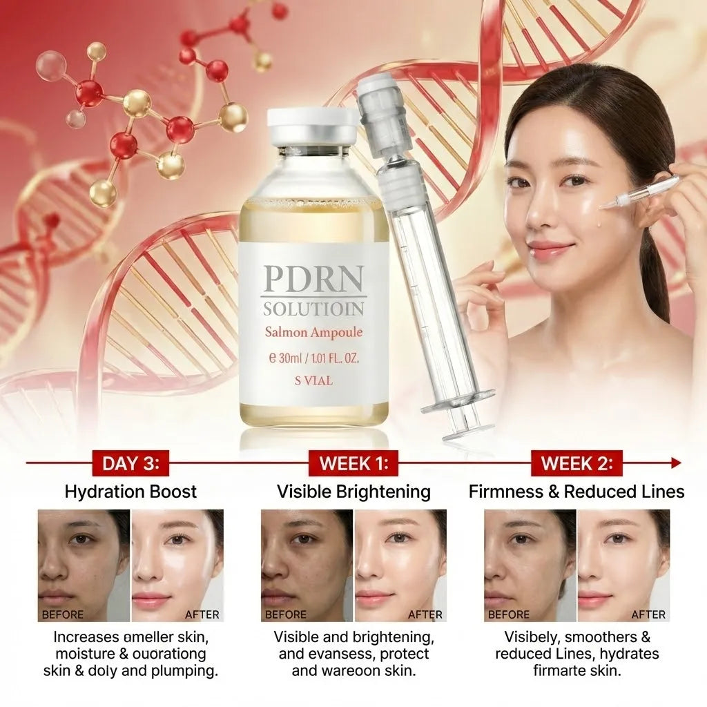 PDRN Salmon DNA Serum Ampoule | Korean Brightening Face Essence