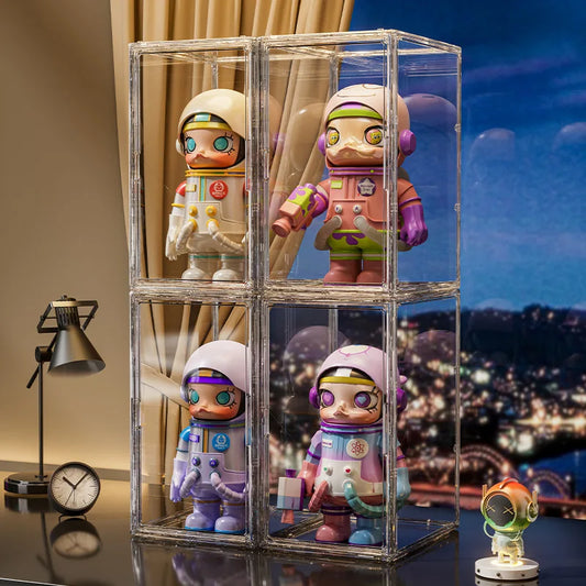 50cm Acrylic Figure Display Case – Clear Anti-Dust Collectible Box Collectible Display Case Peaceful Pleasures Health and Wellness