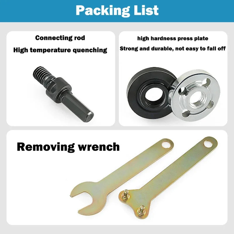 10mm Electric Drill Conversion Angle Grinder Connecting Rod for Cutting Disc Polishing Wheel Installation Adapter Accessories Peaceful Pleasures Health and Wellness