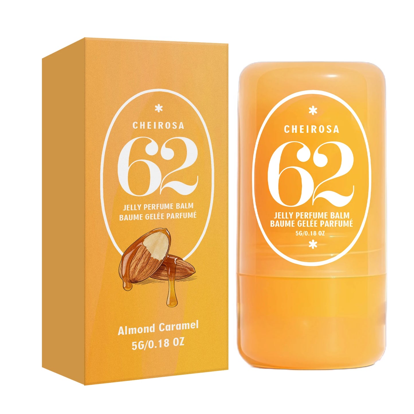 Jelly Perfume Balm | Amber Vanilla, Almond Caramel & Lychee